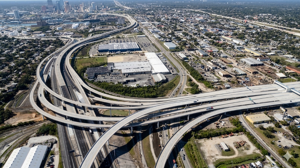 Downtown Tampa skyline at sunset